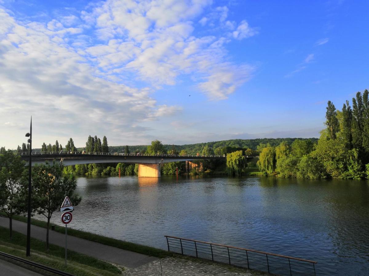 Apartament Grand 2P Terrasse Bord De Seine Mantes-la-Jolie Zewnętrze zdjęcie