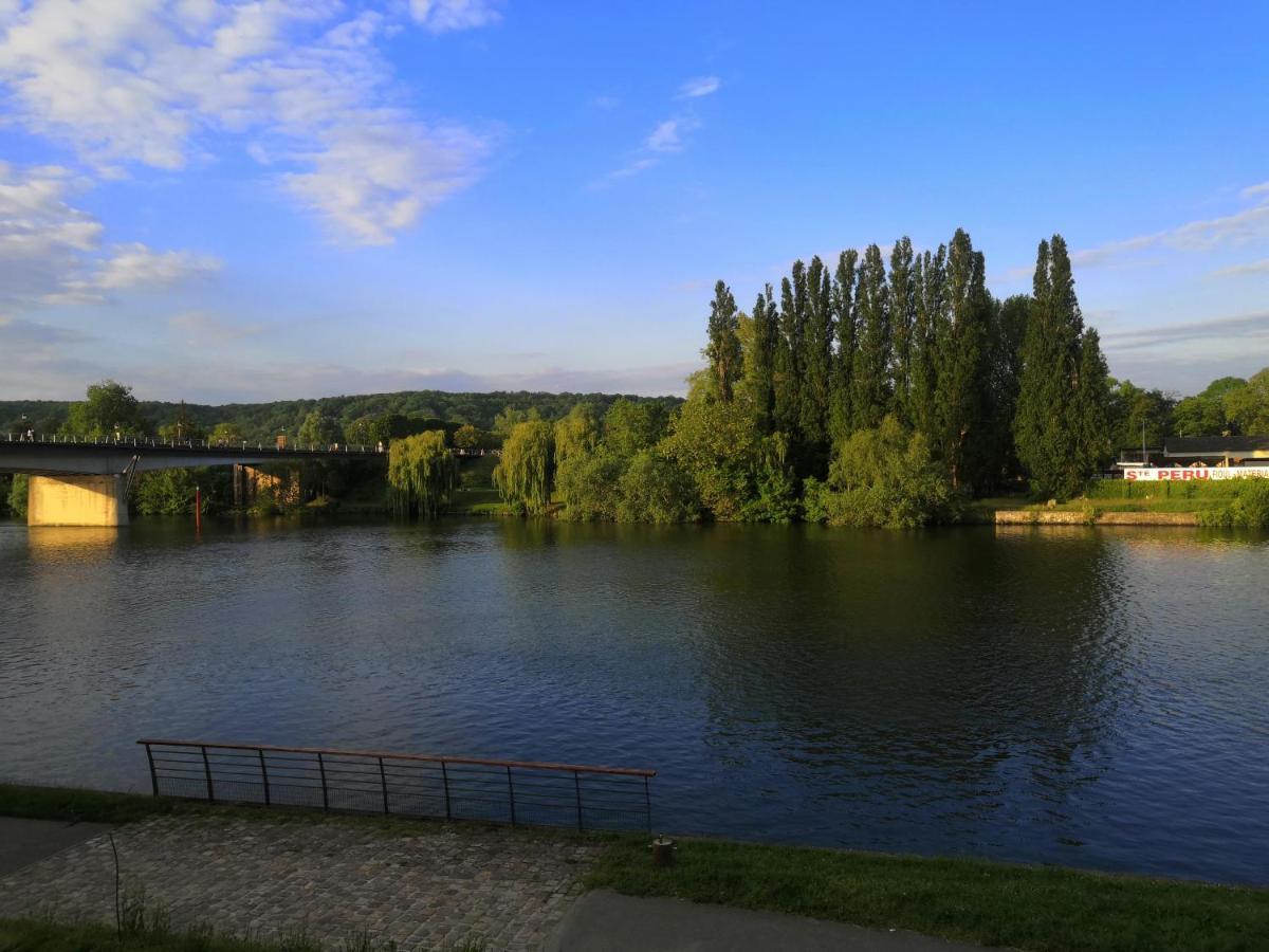 Apartament Grand 2P Terrasse Bord De Seine Mantes-la-Jolie Zewnętrze zdjęcie