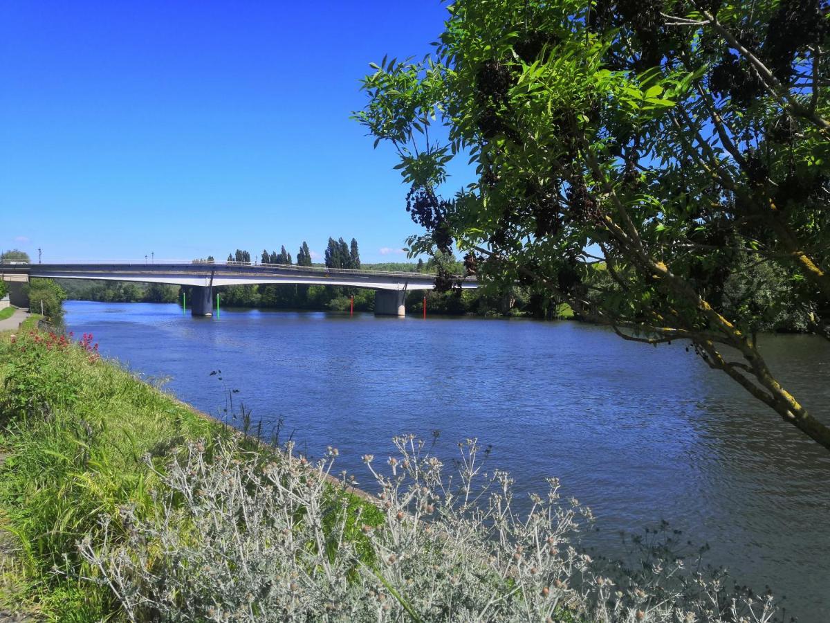 Apartament Grand 2P Terrasse Bord De Seine Mantes-la-Jolie Zewnętrze zdjęcie